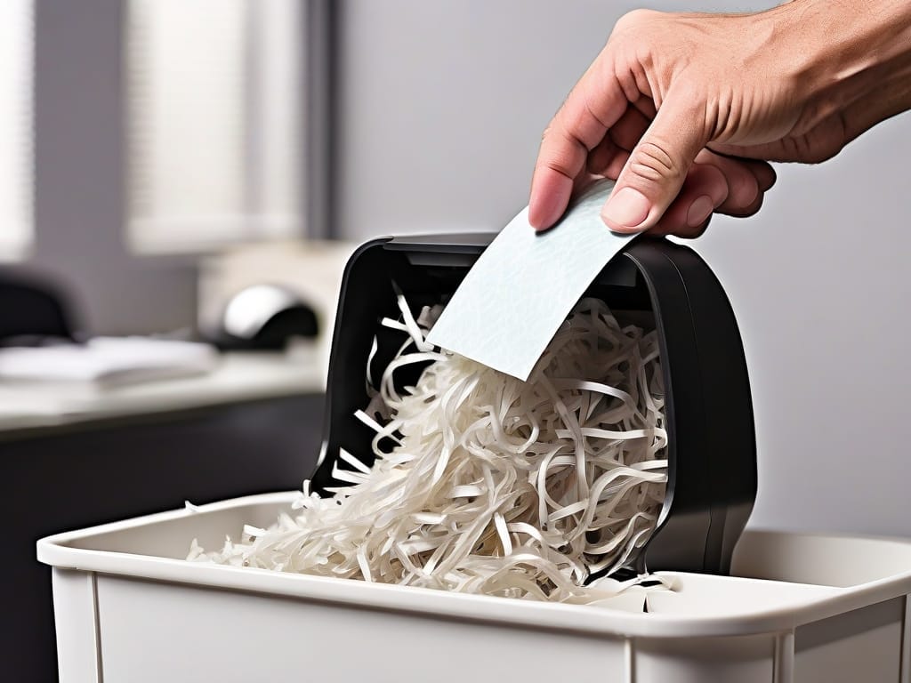 Pros and cons of using an office shredder versus a shredding service